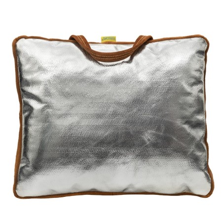 Split bovine leather/aluminised welding cushion - 76.38 €