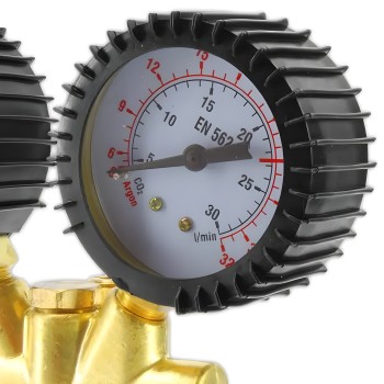 Regulator for pure Argon and Argon/CO2 gas cylinder