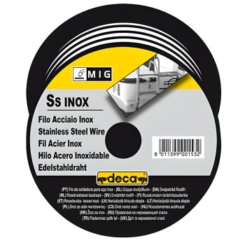 Stainless steel wire diameter 0.8 mm for MIG welding DECA 700 g spool