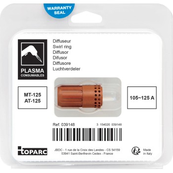 1 diffuser 105/125 A for plasma torch AT-125 - MT 125