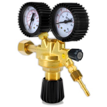 Regulator for pure Argon and Argon/CO2 gas cylinder