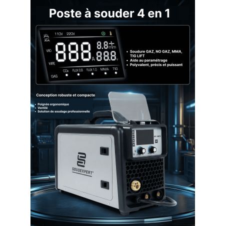 SOUDEXPERT - PROMIG Multi-Process Welding Machine 180A