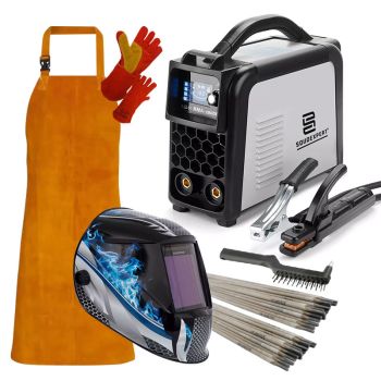 PACK PRO MMA 180A Welding Machine with 6 Accessories