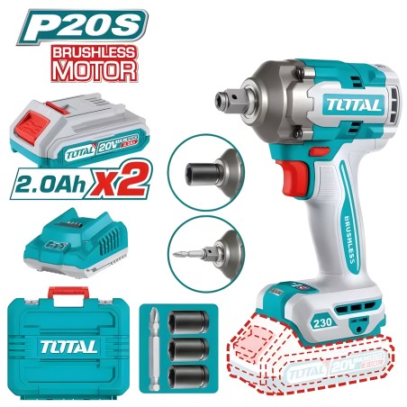 Brushless 1/2'' impact wrench battery-powered TIWLI20236E | 20 V