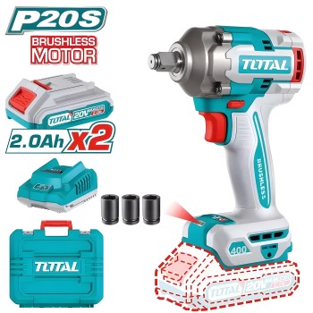 Brushless 1/2'' impact wrench battery-powered TIWLI2040E | 20 V