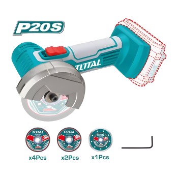 Battery-powered mini angle grinder TAGLI76011 | 20 V