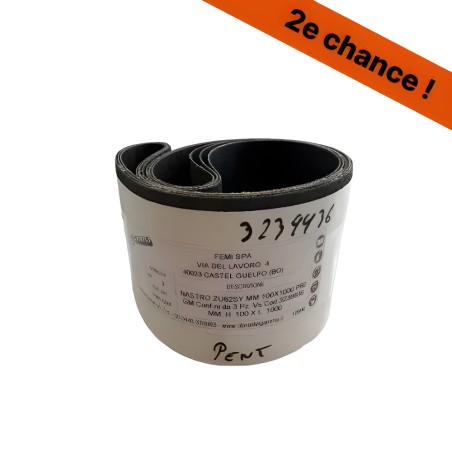 Sanding belt 100x1000 mm grit 60