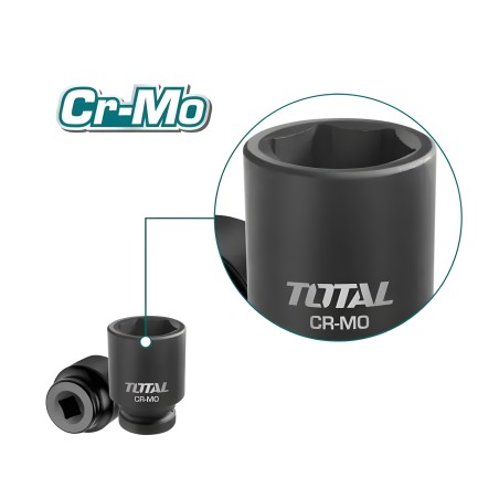 Set of 10 Sockets 1/2''  THISTD12101 | CrMo - Chrome-Molybdenum