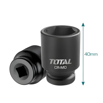 Set of 10 Sockets 1/2''  THISTD12101 | CrMo - Chrome-Molybdenum
