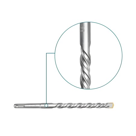 SDS Plus Drill Bit  TAC31 | Ø10 x 210 mm | SDS Plus