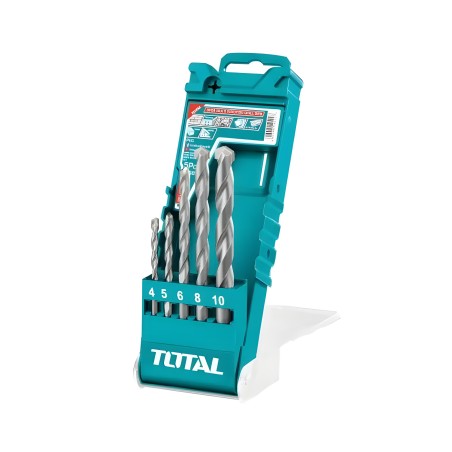 Set of 5 drill bits for porcelain TACSD7156 | HSS