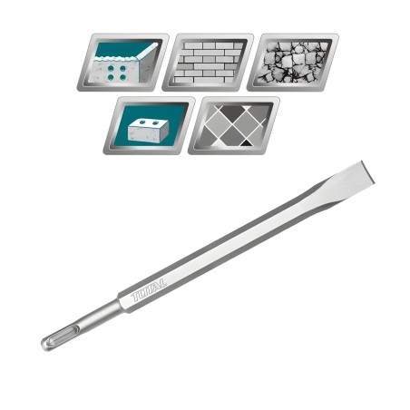 SDS PLUS chisel TAC15121411 | 250 x 20 mm | Chrome-molybdenum (Cr-Mo)