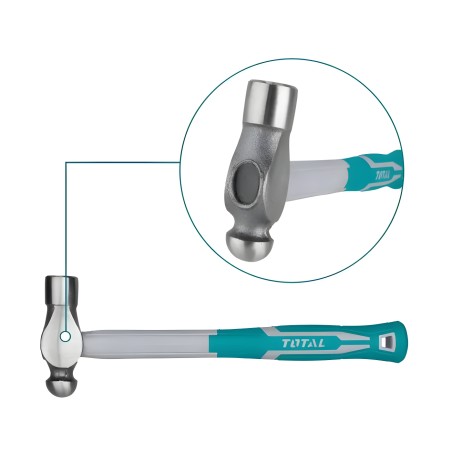 Ball-Peen Hammer  THT74 | 650 gr | Fiber Handle