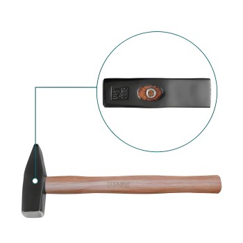 Locksmith hammer  THTW71300 | 300 g | Wooden handle
