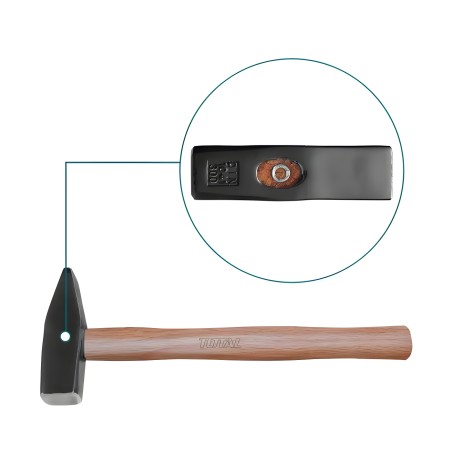 Locksmith hammer  THTW71300 | 300 g | Wooden handle
