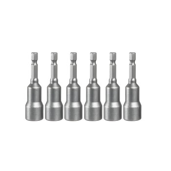 Set of 6 magnetic sockets TAC2765061 | 65 mm