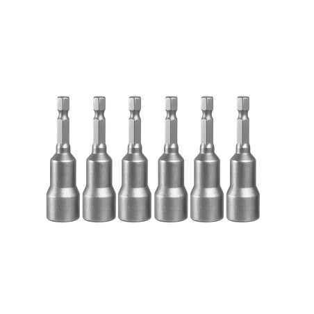 Set of 6 magnetic sockets TAC2765061 | 65 mm