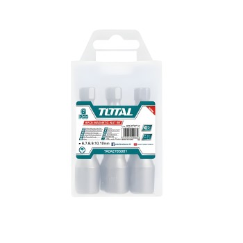Set of 6 magnetic sockets TAC2765061 | 65 mm