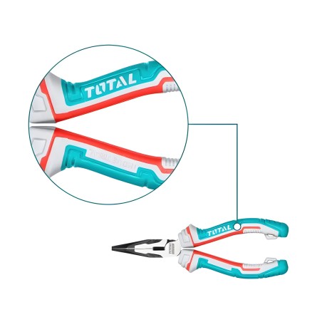 Set of 3 reinforced pliers  THT2K0301S | Chrome-vanadium (Cr-V)