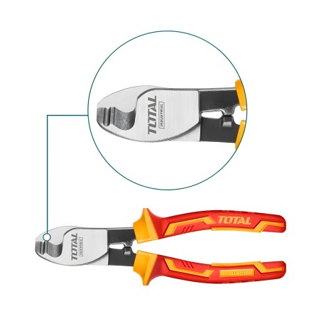 Insulated cable-cutting pliers  THTIP2761 | 160 mm | Chrome-vanadium (Cr-V)