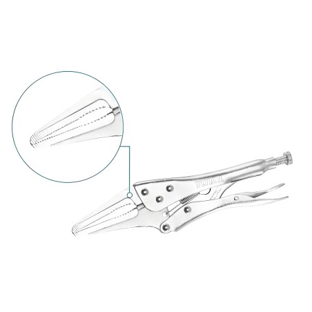 Flat jaw locking pliers THT19902 | 250 mm | Carbon steel