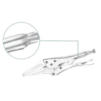 Flat jaw locking pliers THT19902 | 250 mm | Carbon steel