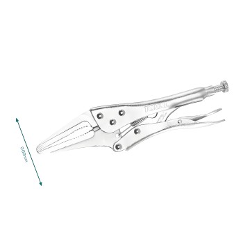 Flat jaw locking pliers THT19902 | 250 mm | Carbon steel