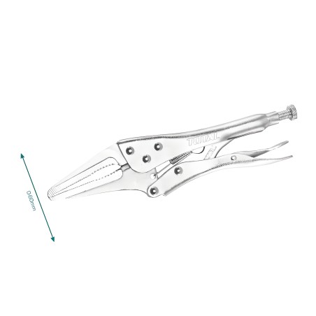 Flat jaw locking pliers THT19902 | 250 mm | Carbon steel