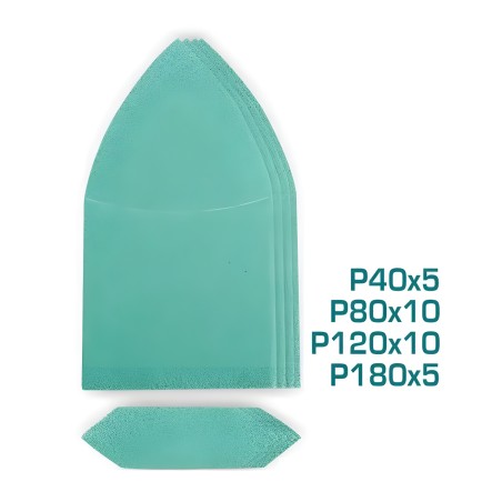 Set of 60 abrasive sheets for Delta sander TAC938660