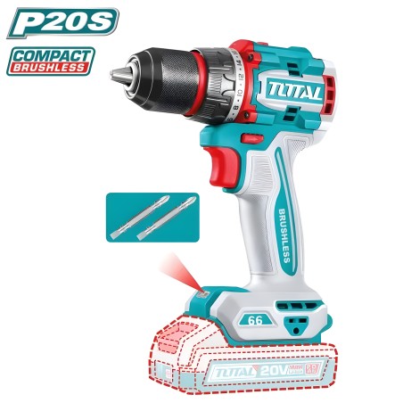 Brushless cordless drill driver TDLI206681 | 20 V
