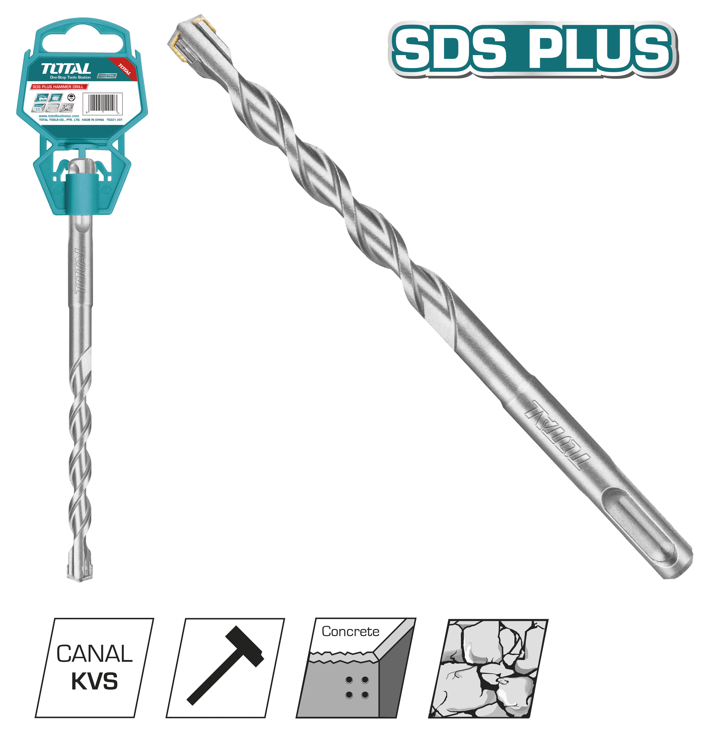 SDS Plus Drill Bit TAC31 | Ø20 x 210 mm | SDS Plus