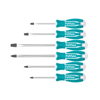 Set of 6 screwdrivers  THT250606 | Chrome-vanadium (Cr-V)