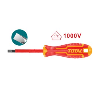 Insulated flat screwdriver  THTIS | SL5.5 x 125 mm | Chrome-vanadium (Cr-V)