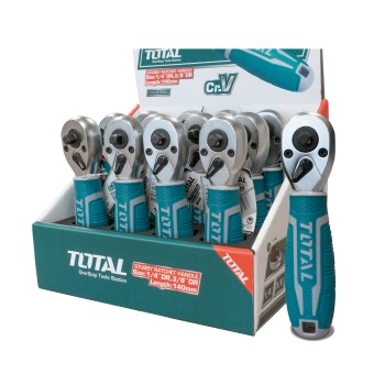 Reversible ratchet wrench THT1061438 | 140 mm | Chrome-vanadium (Cr-V)
