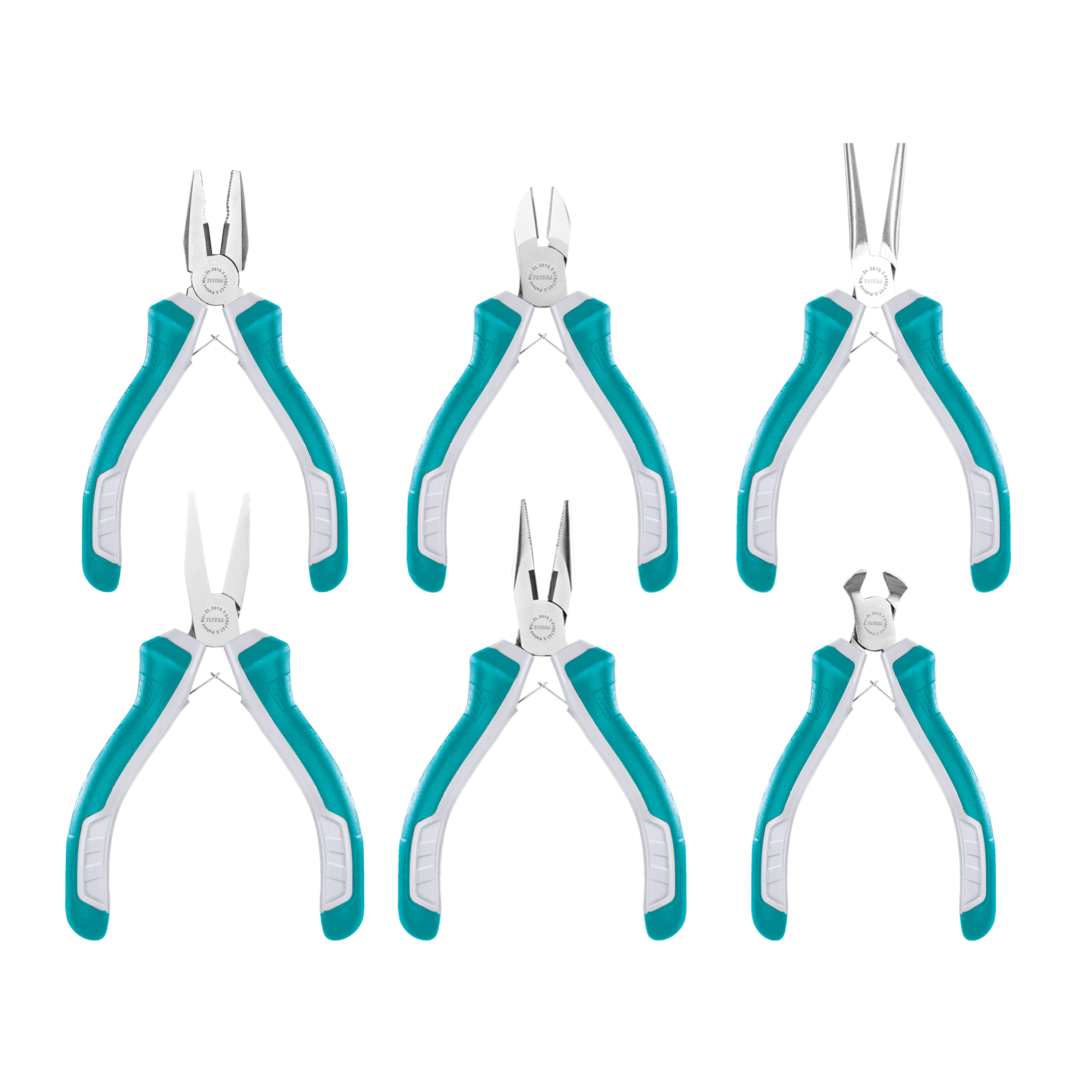Set of 6 mini pliers THT1K0511 | 115 mm