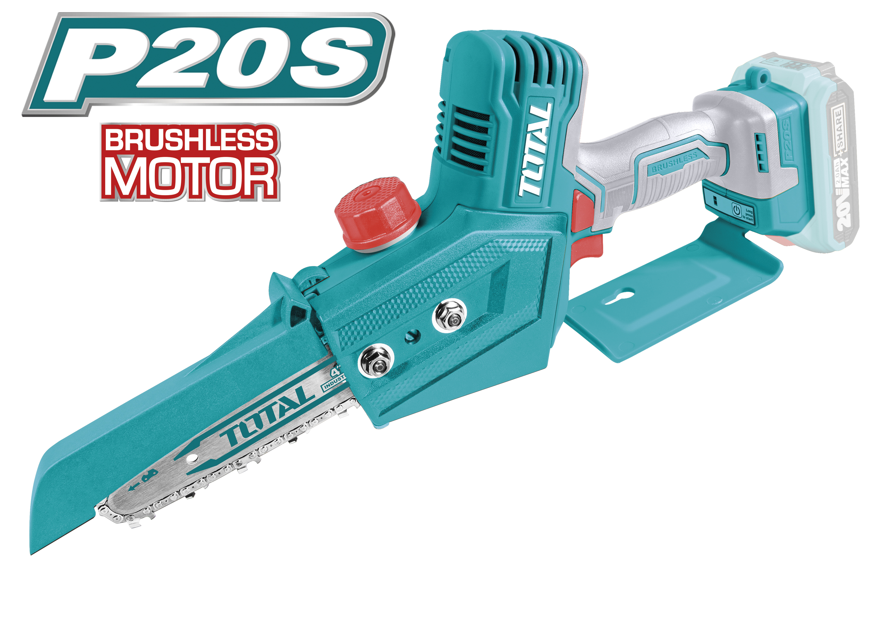 Brushless battery-powered chainsaw TGSLI2068 | 20 V