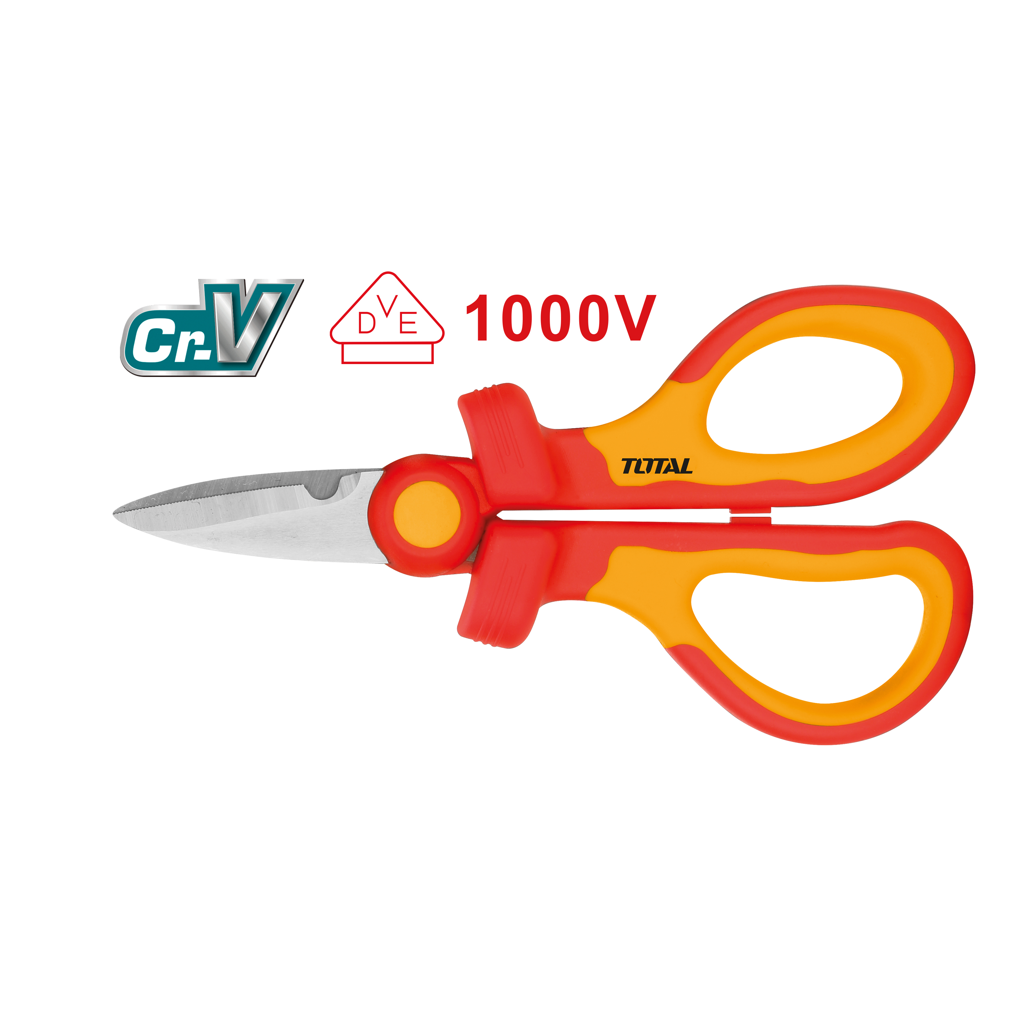 Insulated electrician's scissors THISS1601 | 160 mm