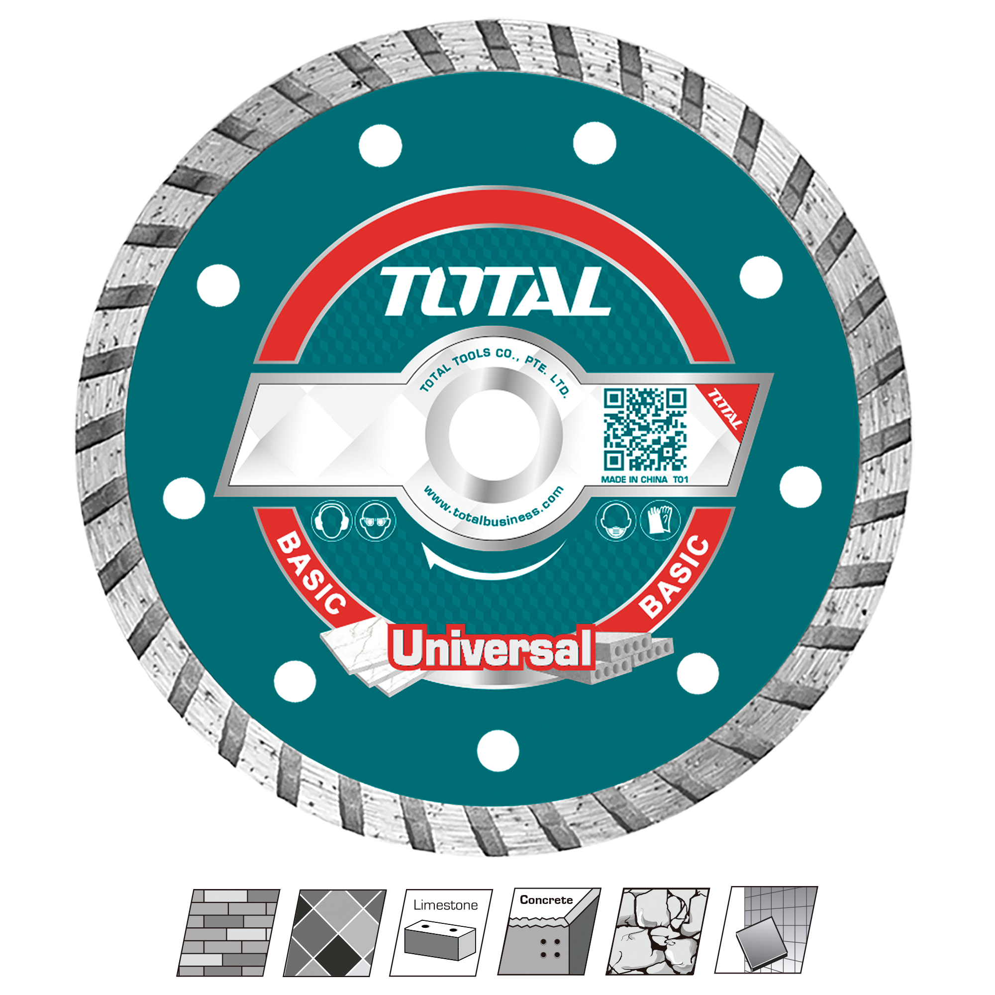Diamond disc for bricks and concrete TAC213 | Ø230 mm | Diamond