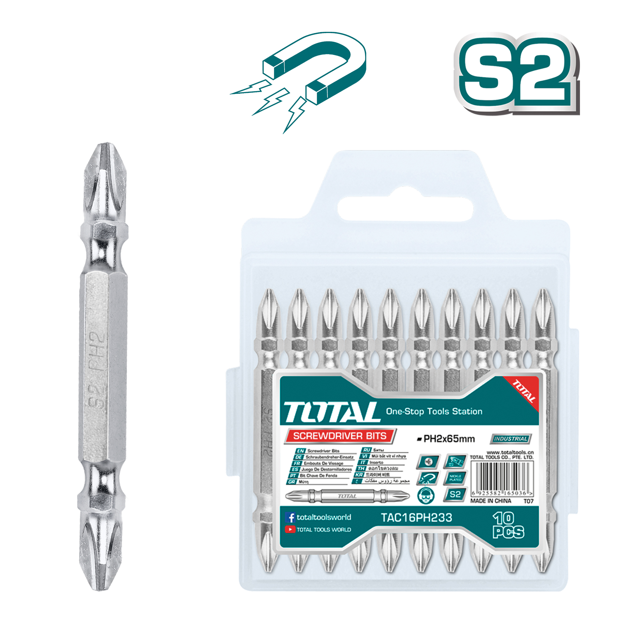 Bits - PH2 / PH2 TAC16PH233 | 65 mm