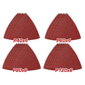 Set of abrasive sheets for multifunction sander TAC78080201