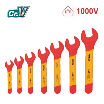 Set of 7 insulated open-end wrenches THKISPA0701
