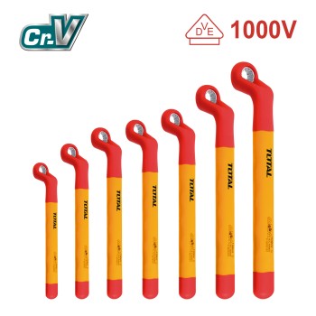 Set of 7 insulated offset wrenches THKISPA0702