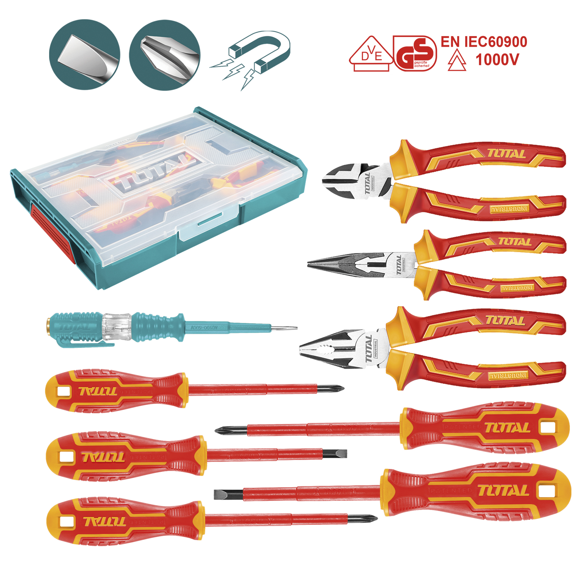Case with 9 Insulated Tools  THKTV02H091