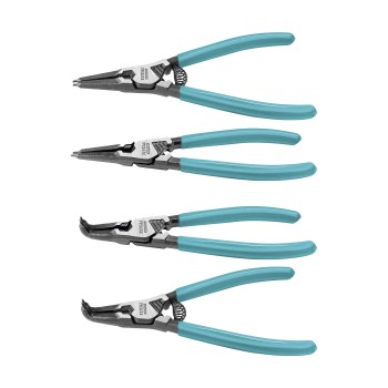 Set of 4 circlip pliers THTJ214042 | 180 mm | Carbon steel