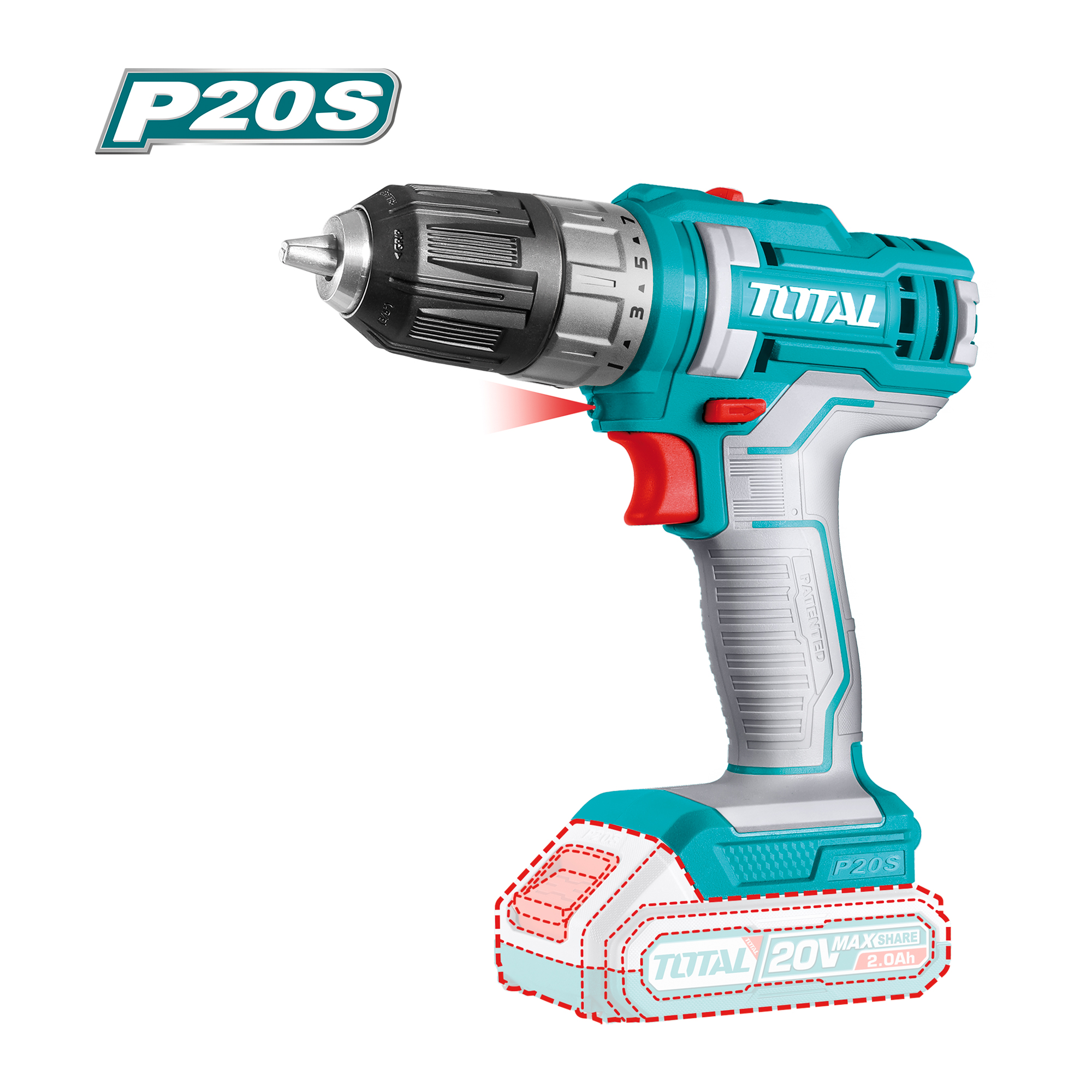 Cordless Drill Driver TDLI200515 | 20 V