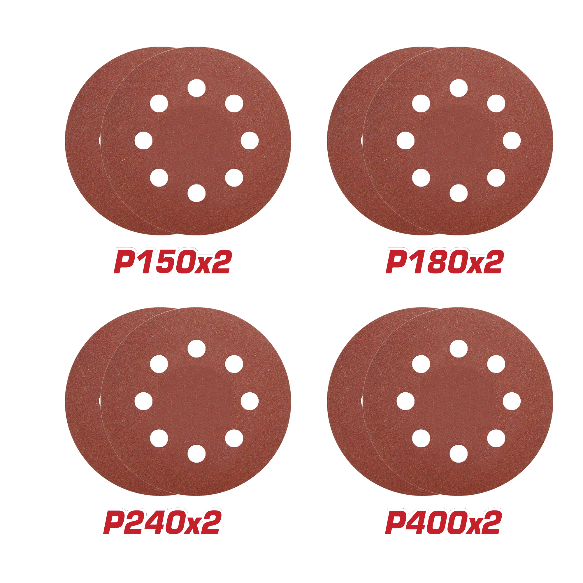 Velcro abrasive disc set TDWS7501-73 | Ø180 mm