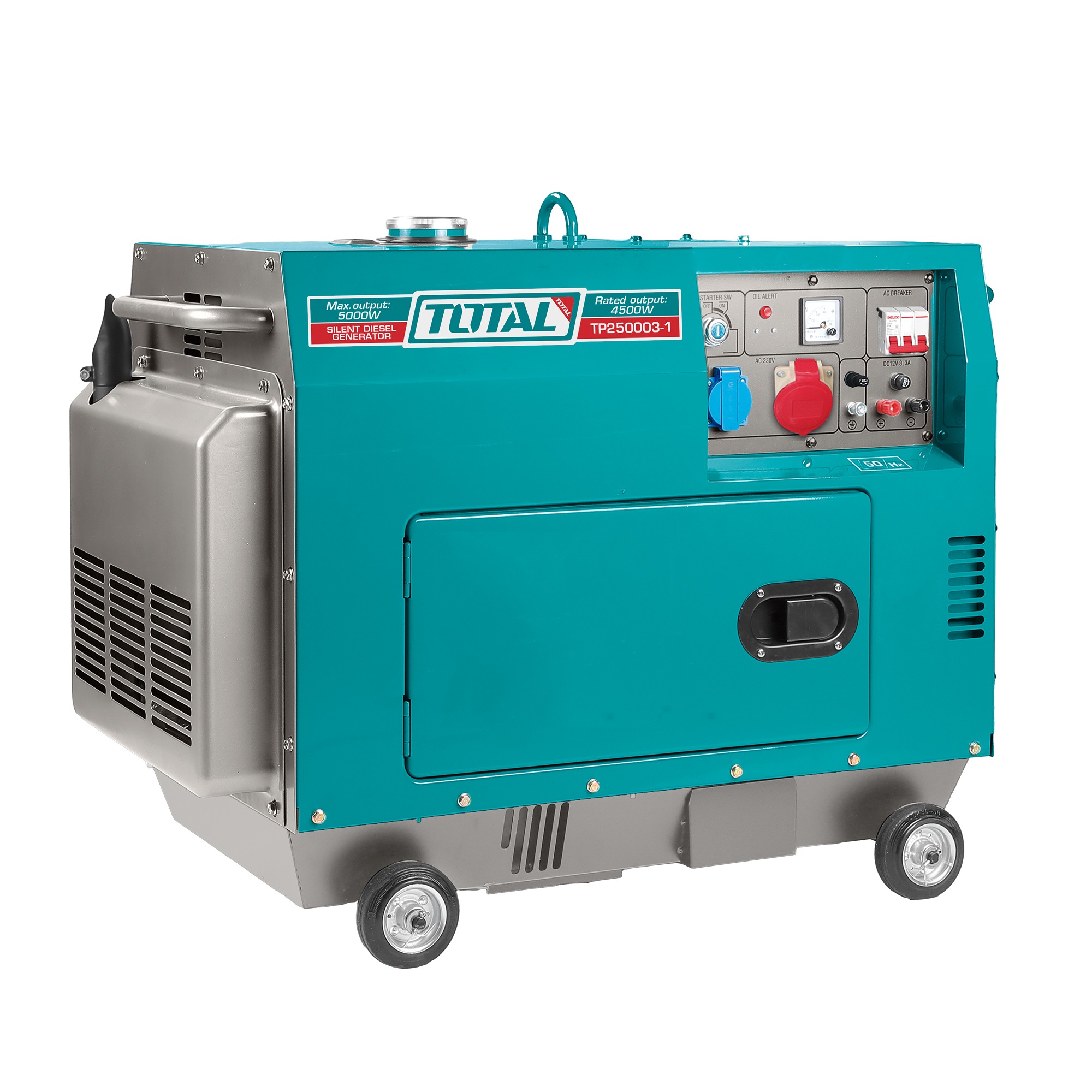 SOUNDPROOFED diesel GENERATOR 5.0 kW - Three-phase ATS TP250003-1 | 5.0 kW