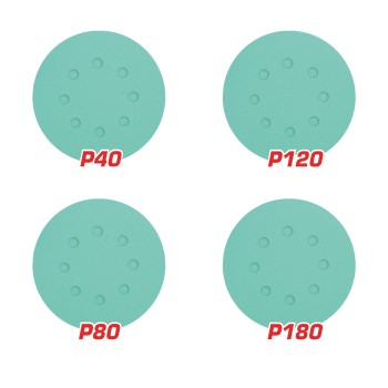Set of 50 round abrasive sheets TAC125050 | Ø125 mm