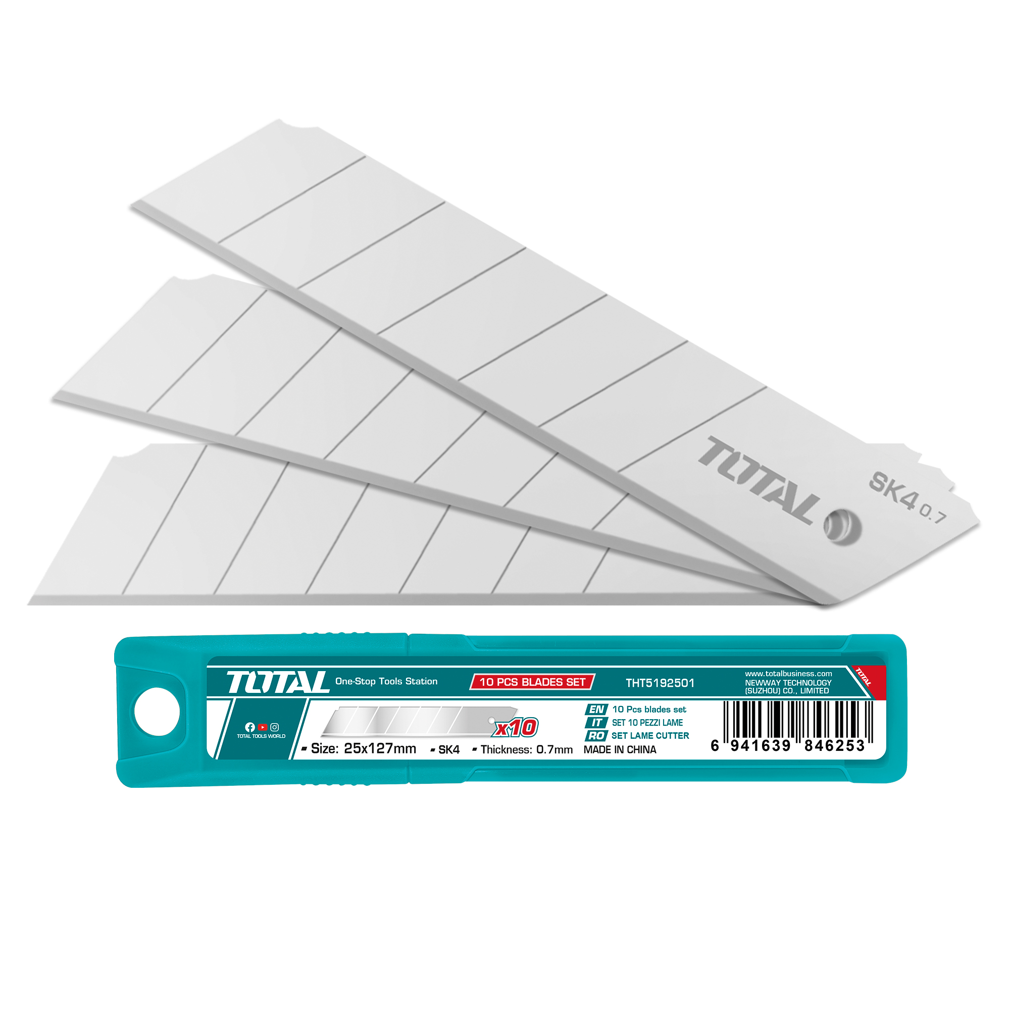 Replacement blades for cutter  THT5192501 | 25 x 127 mm