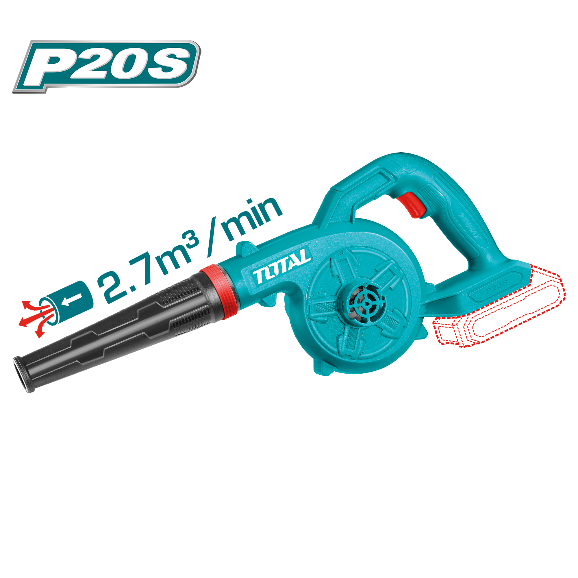 Cordless blower TABLI20028 | 20 V